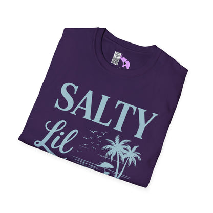 Salty LIl' Beach Adult T-shirt