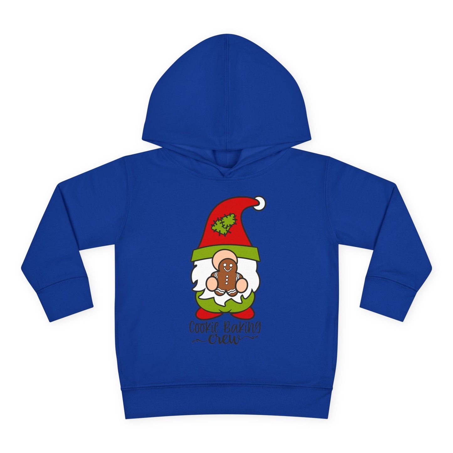 Cookie Baking Crew Gnome Toddler Pullover Fleece Hoodie