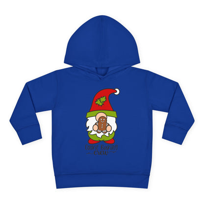 Cookie Baking Crew Gnome Toddler Pullover Fleece Hoodie