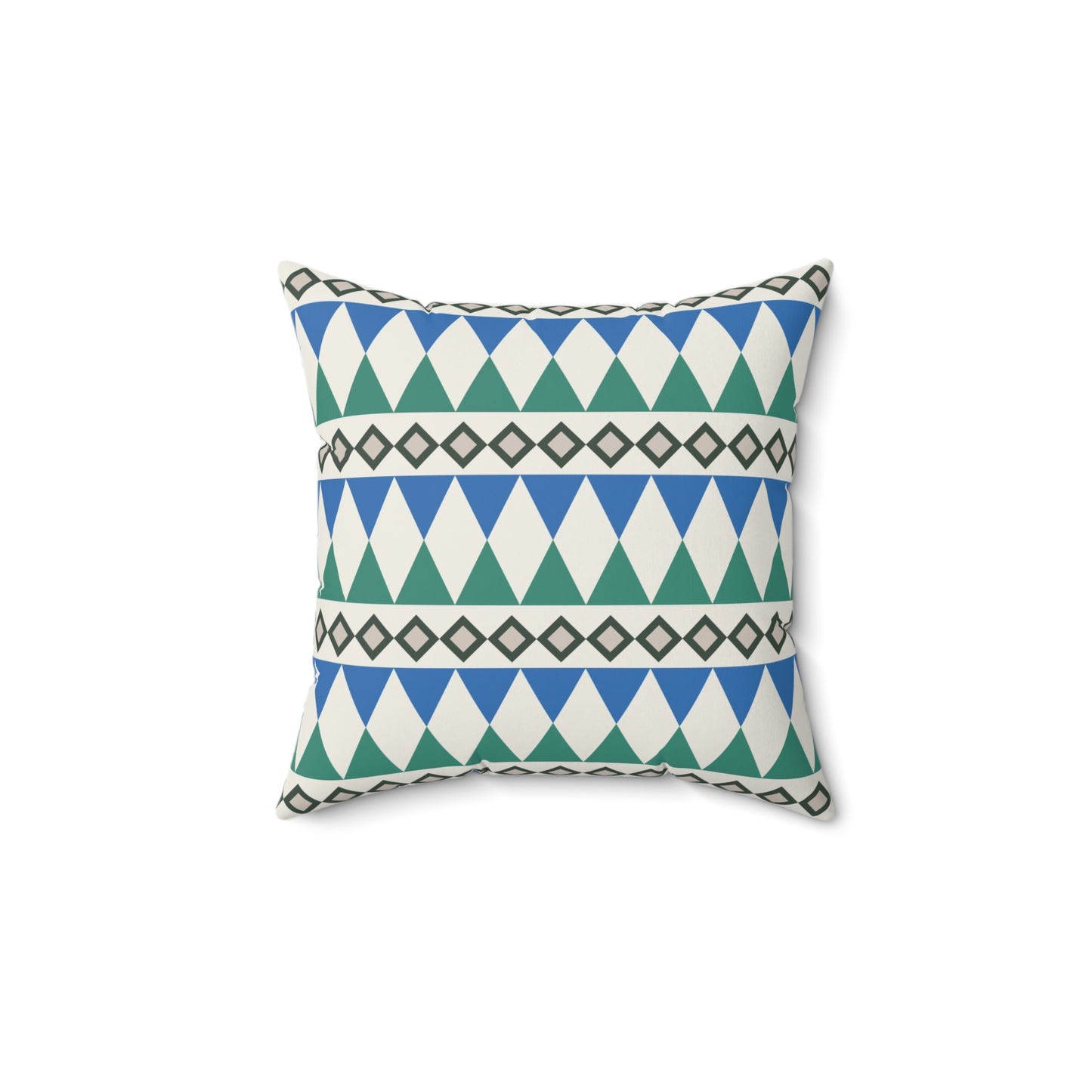 Regal Evergreen Cairn Stripes Throw Pillow