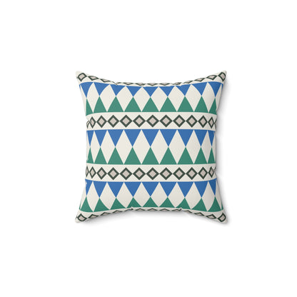 Regal Evergreen Cairn Stripes Throw Pillow