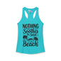 Nothing Soothes the Soul LIke A Walk on the Beach Women's Ideal Racerback Tank