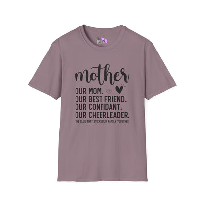 Mother The Glue That Sticks Our Family Together Adult T-shirt
