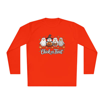 Chick or Treat Adult Long Sleeve Tee