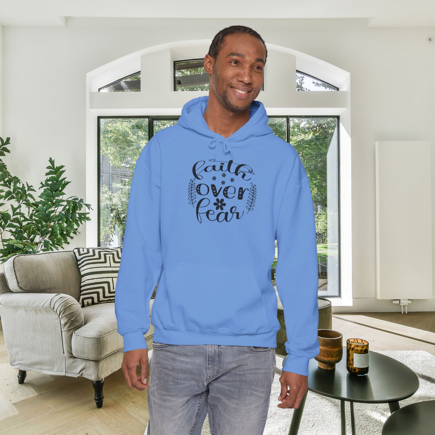 Faith Over Fear Heavy Blend™ Hooded Sweatshirt