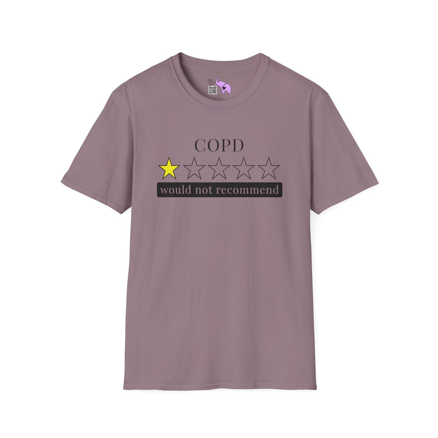 COPD 1 Star Would Not Recommend Adult T-shirt