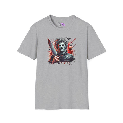 Creepy Halloween Slasher Adult T-shirt