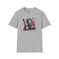 Creepy Halloween Slasher Adult T-shirt