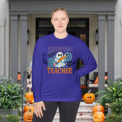Spooky Teacher Adult Long Sleeve Tee