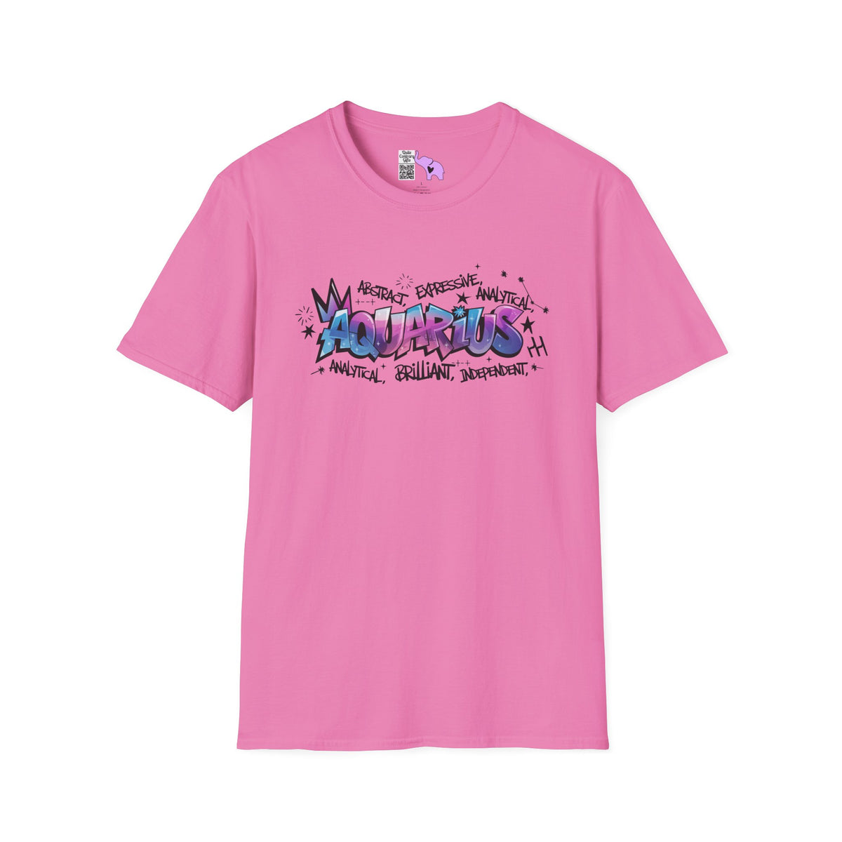 Aquarius Street Art Adult T-shirt