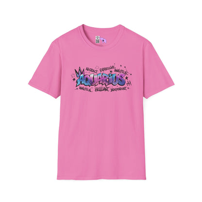 Aquarius Street Art Adult T-shirt