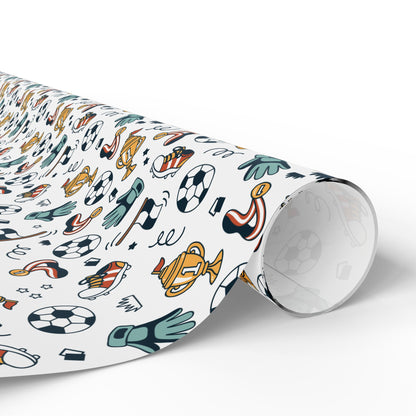 Little Soccer Legends Wrapping Paper