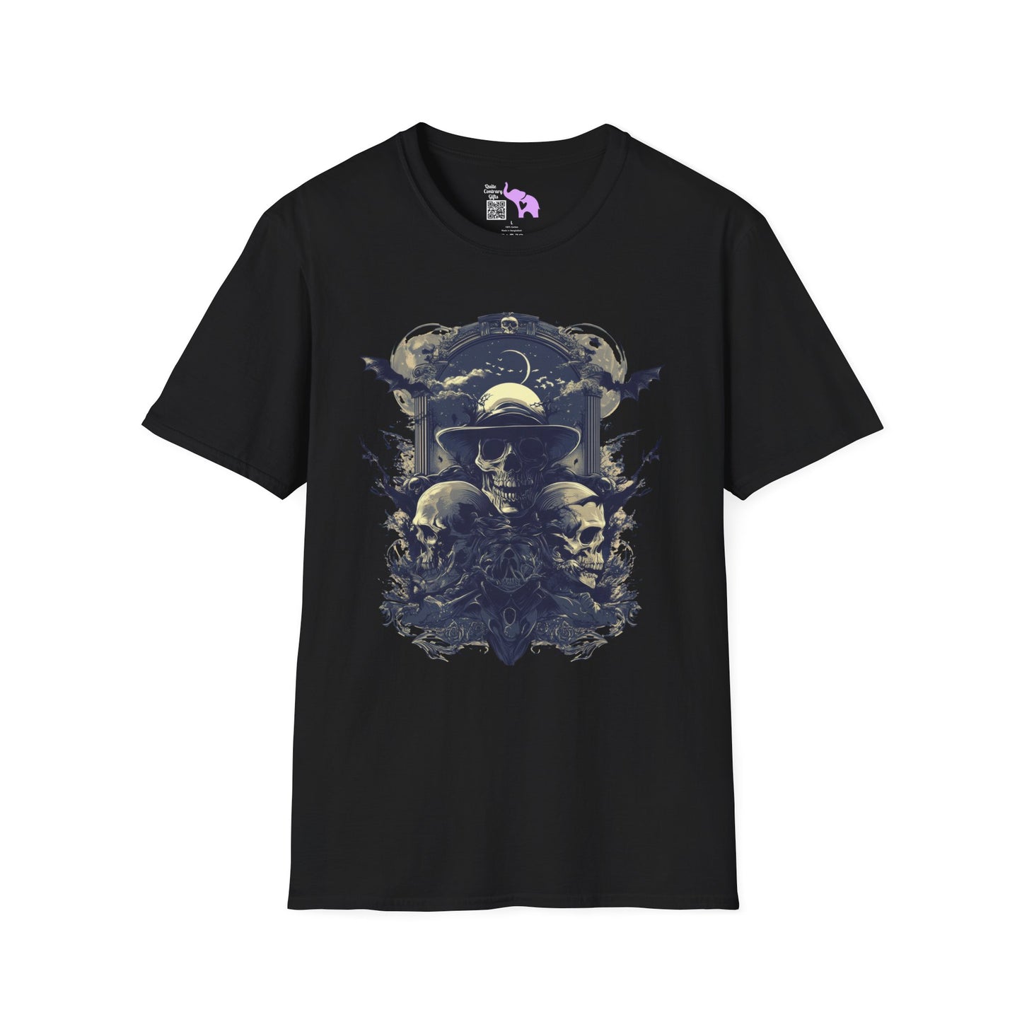 Dapper Skulls Adult T-shirt