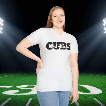Brenham Cubs Double Text Adult T-shirt