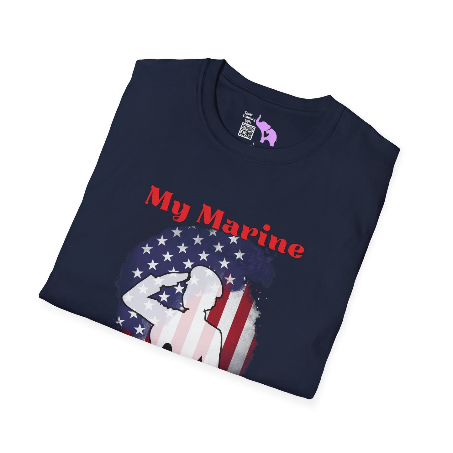 My Marine My Daughter (Mom) Adult T-shirt