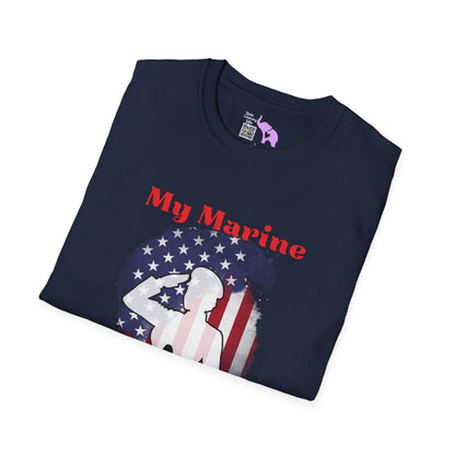 My Marine My Daughter (Mom) Adult T-shirt