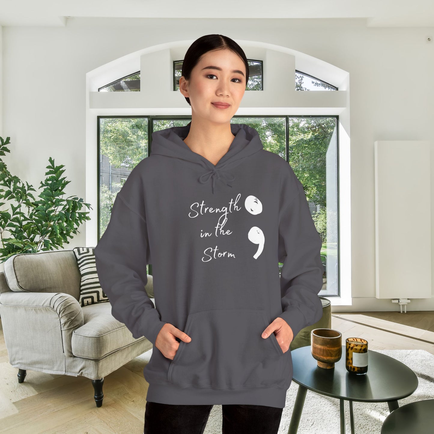 Strength In The Storm Heavy Blend™ Hooded Sweatshirt