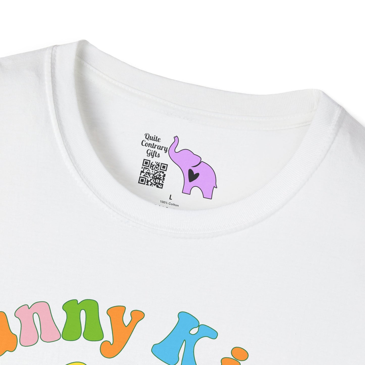 Bunny Kisses Easter Wishes Adult T-shirt