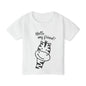 Hello My Friend (Giraffe) Heavy Cotton™ Toddler T-shirt