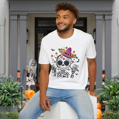 Dios de Muertos Skull Adult T-shirt