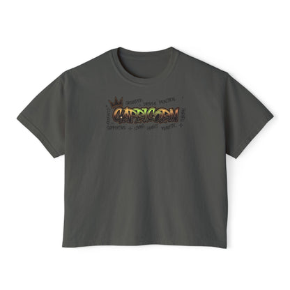 Capricorn Street Art Women's Boxy Tee