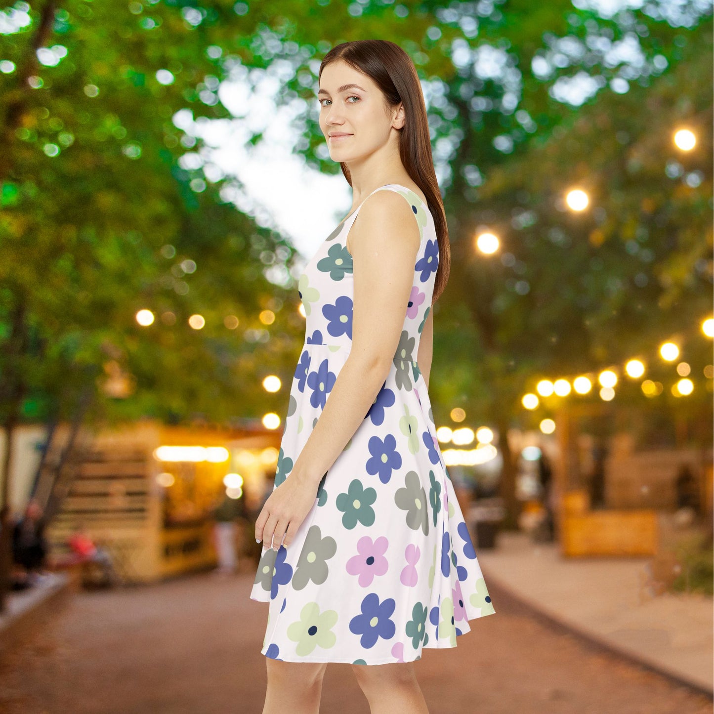 Earthbound Blooms Women's Skater Dress