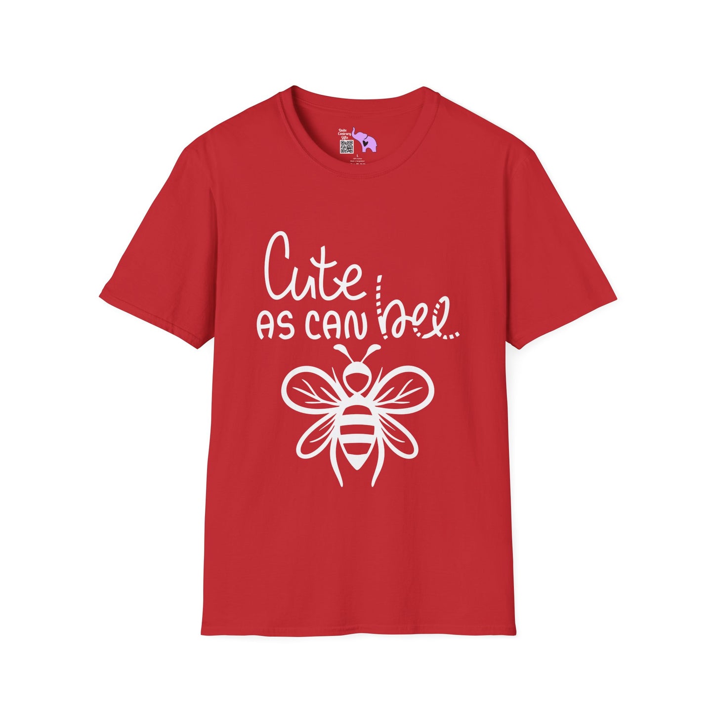 Cute As Can Bee Adult T-shirt