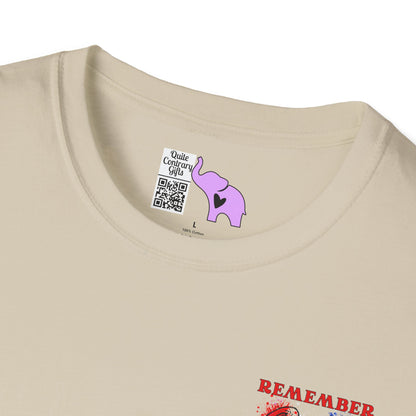 Freedom Isn't Free Saluting Soldier w/Wings Adult T-shirt