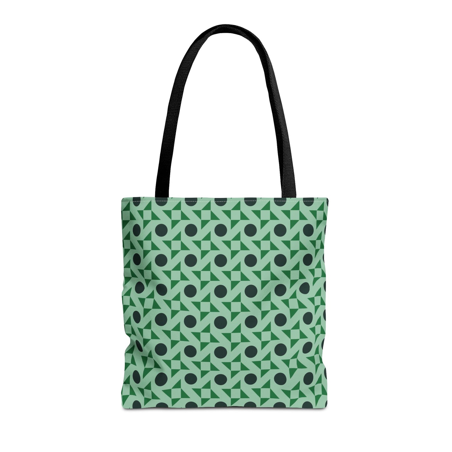 Emerald Pinwheels Canvas Tote Bag