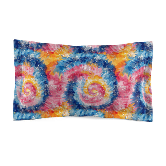 Retro Vortex Microfiber Pillow Sham