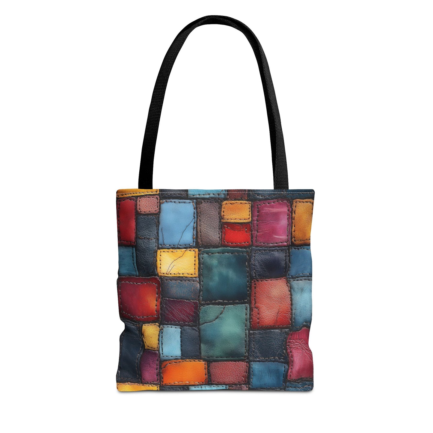 Colorblock Craze Canvas Tote Bag