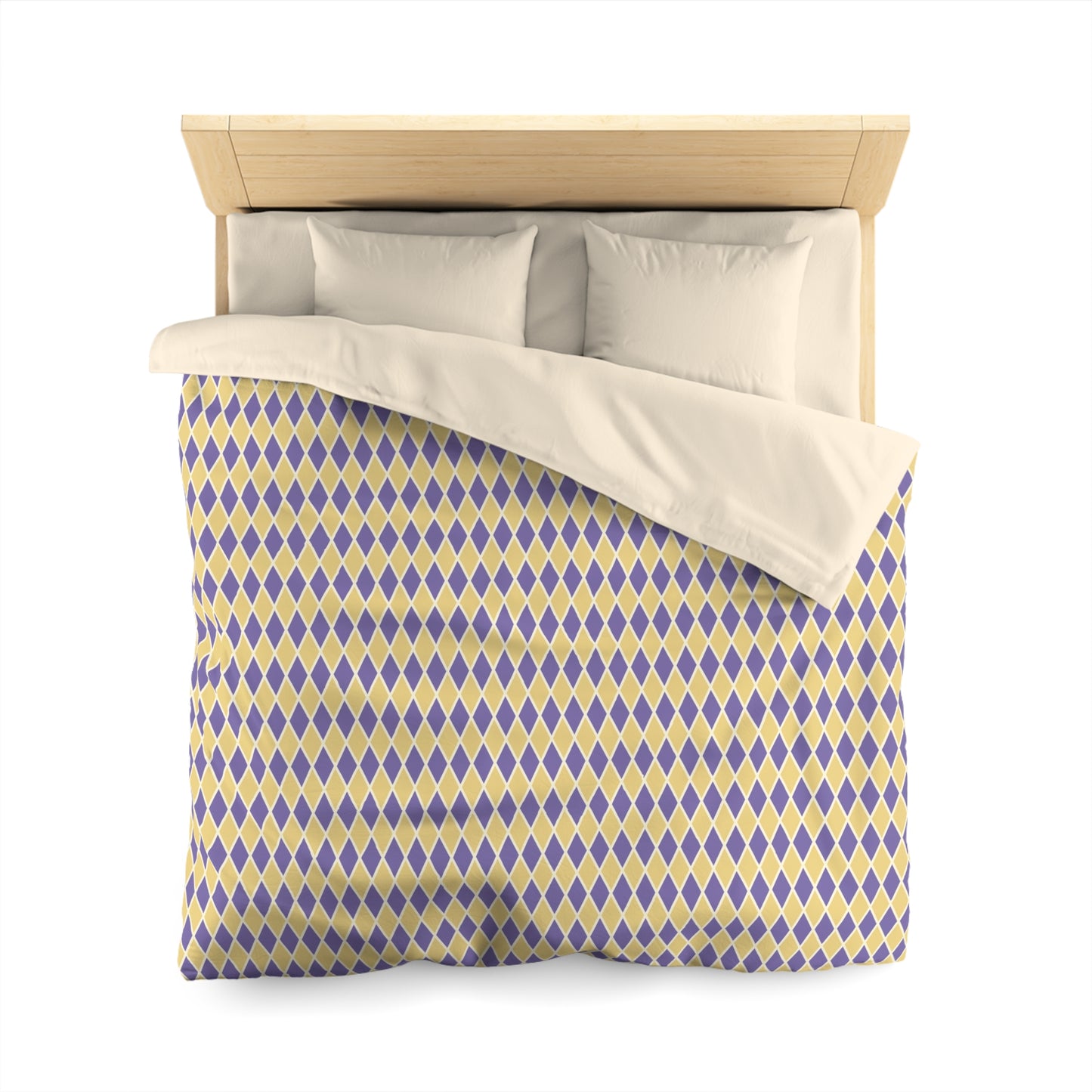 Violet & Sun Harlequin Microfiber Duvet Cover