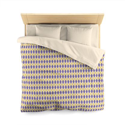 Violet & Sun Harlequin Microfiber Duvet Cover