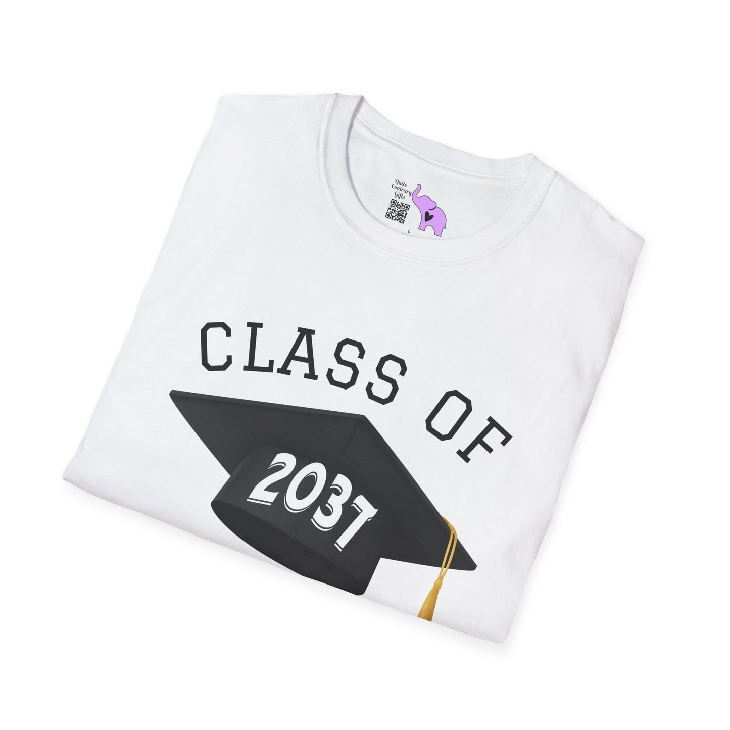 Class of 2037 Unisex Tshirt for 2025/26 First Graders (Style 2)