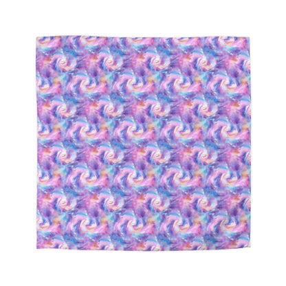 Pastel Cloud Color Swirl Microfiber Duvet Cover