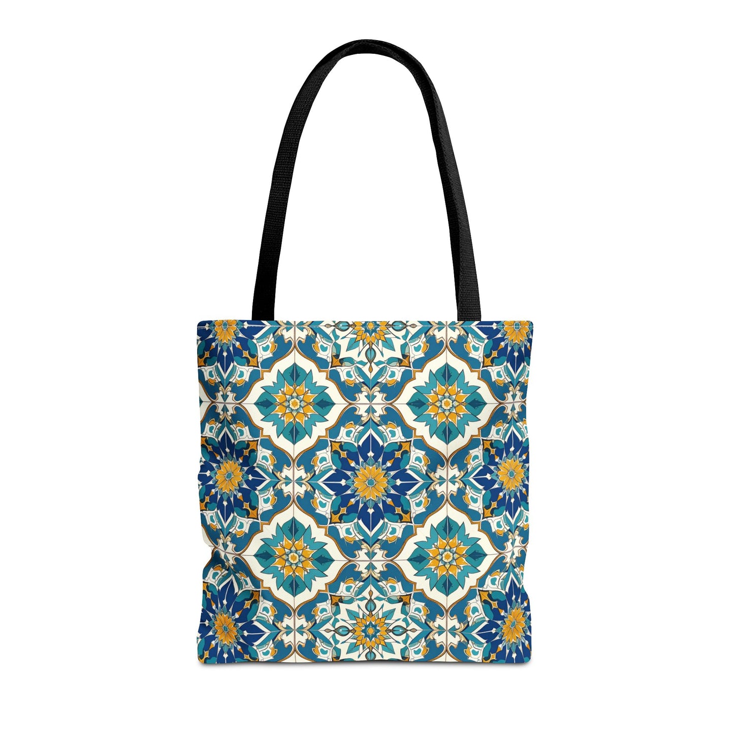 Mediterranean Lace Canvas Tote Bag