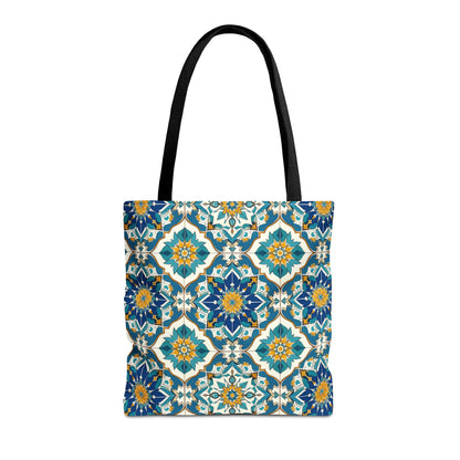 Mediterranean Lace Canvas Tote Bag