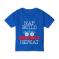 Nap Build Destroy Repeat Heavy Cotton™ Toddler T-shirt