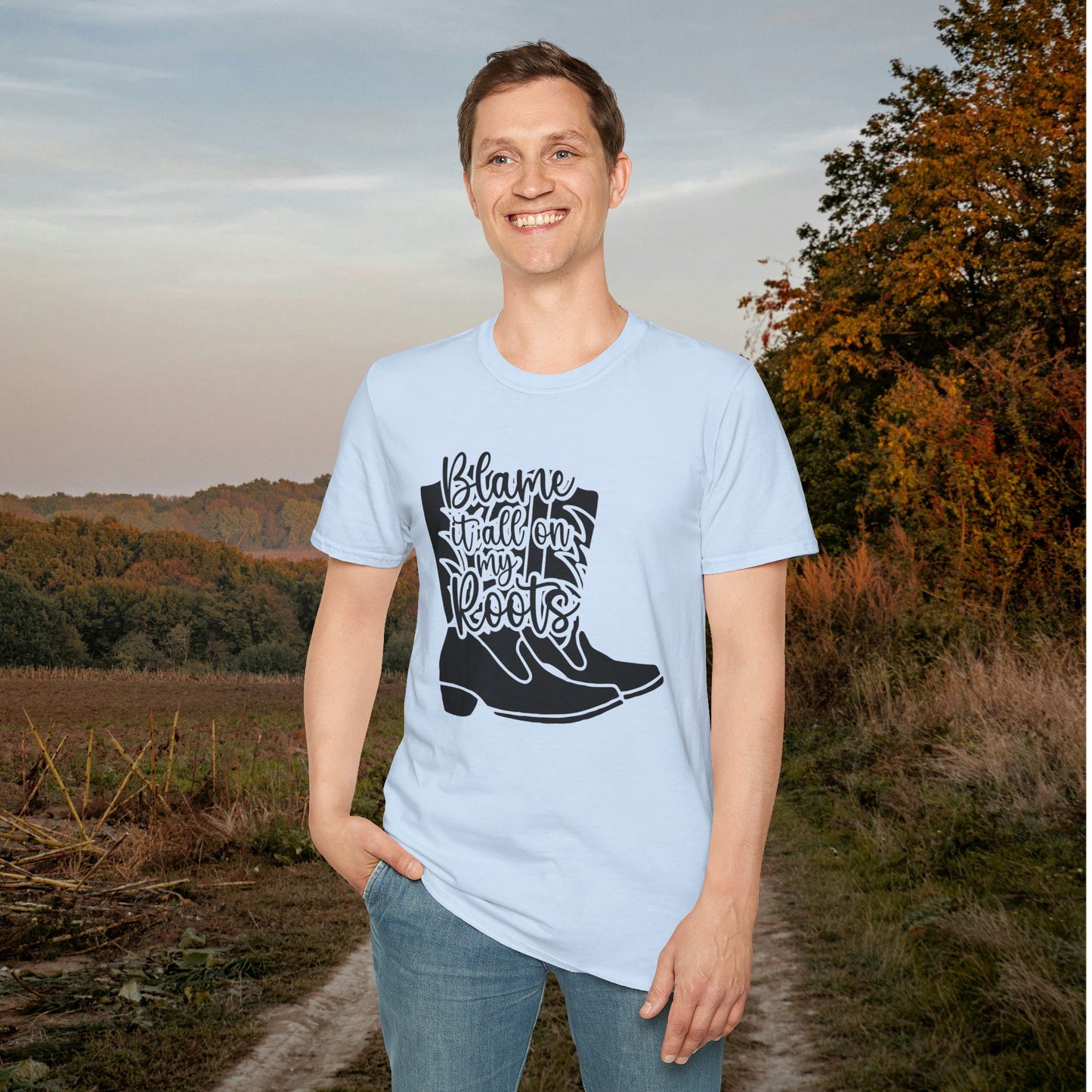 Blame It All On My Roots Adult T-shirt