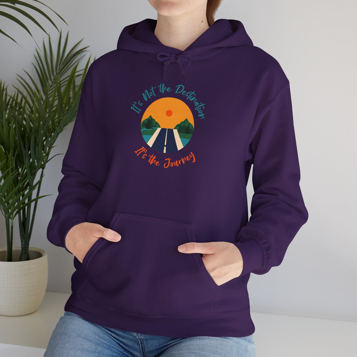 It's Not The Destination It's The Journey Heavy Blend™ Hooded Sweatshirt