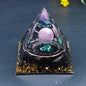 Zodiac Signs Amethyst Resin Pyramid