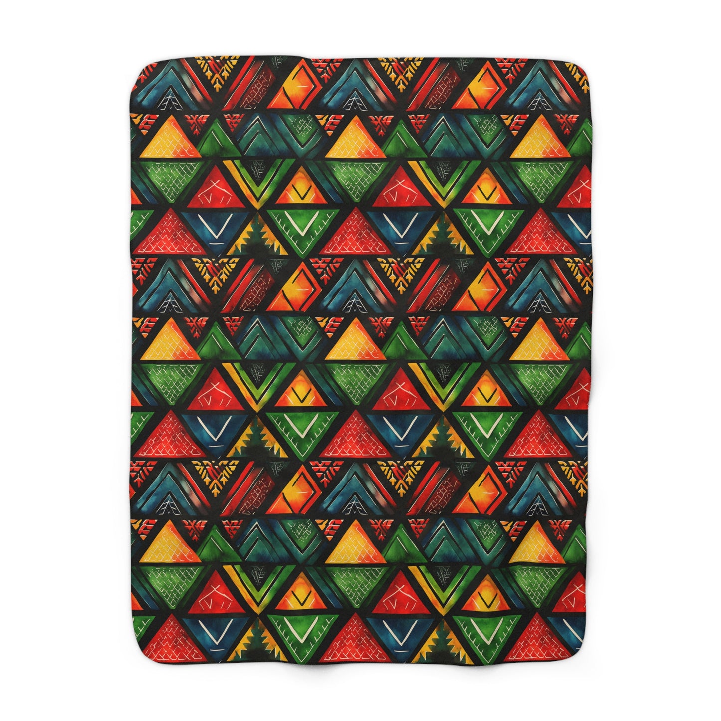 Ancestor Echo Sherpa Fleece Blanket