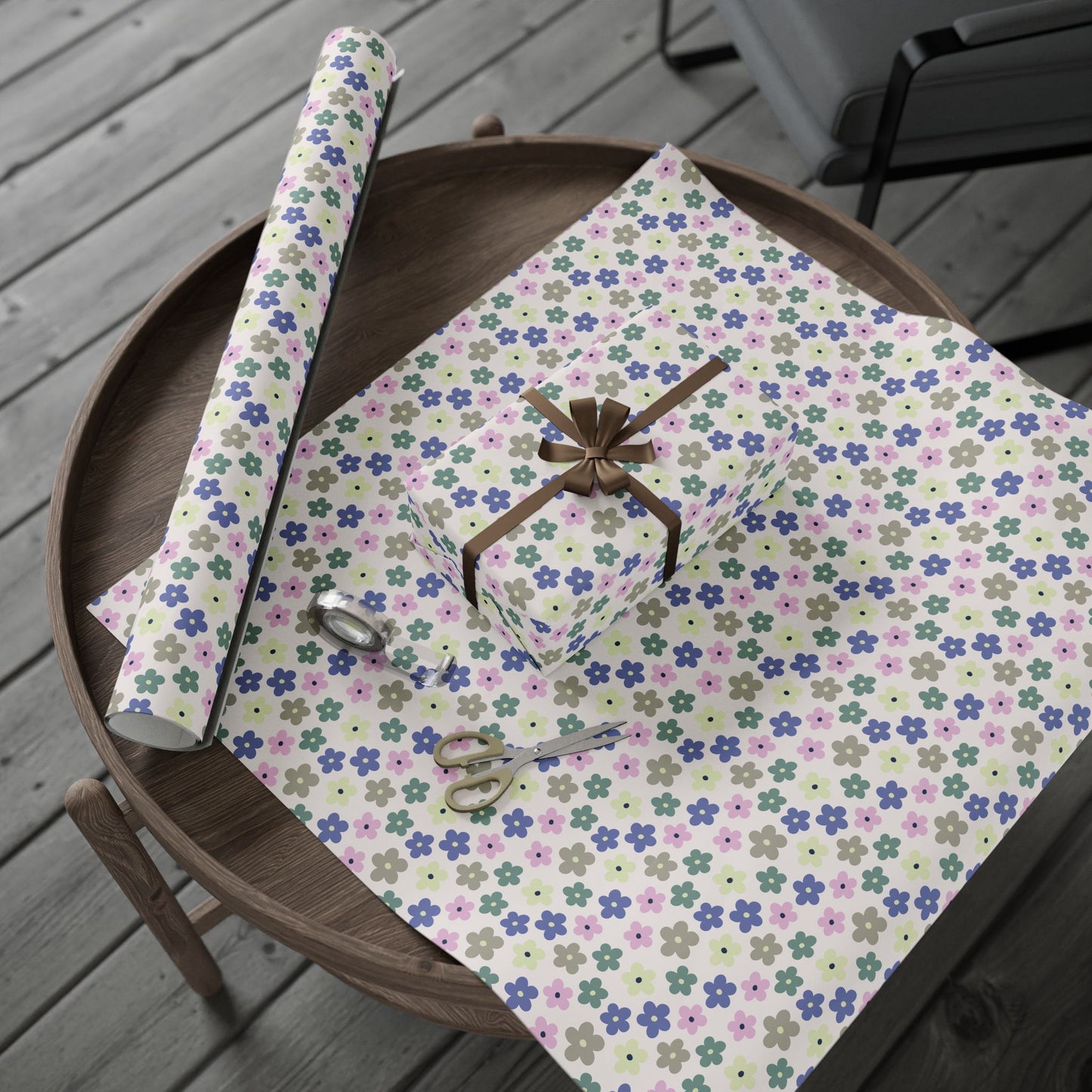 Earthbound Blooms Wrapping Paper