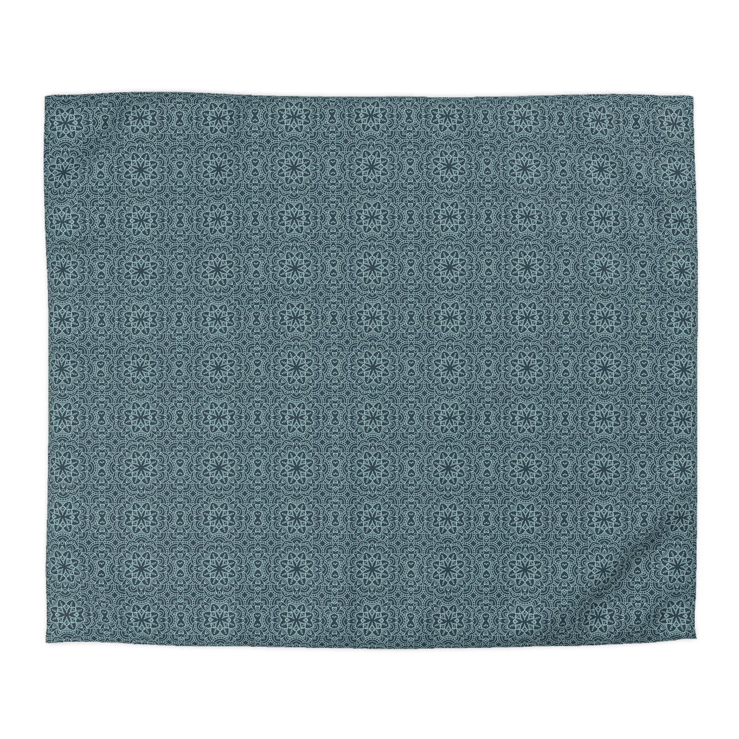 Mandala Midnight Microfiber Duvet Cover