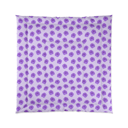 Lilac Mist Peonies Basic Bedding Set