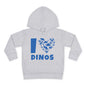 I Love Dinos (Dino Heart) Toddler Hoodie