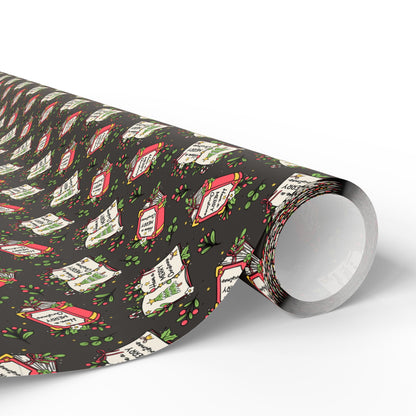 Book Lover's Merry Christmas Wrapping Paper