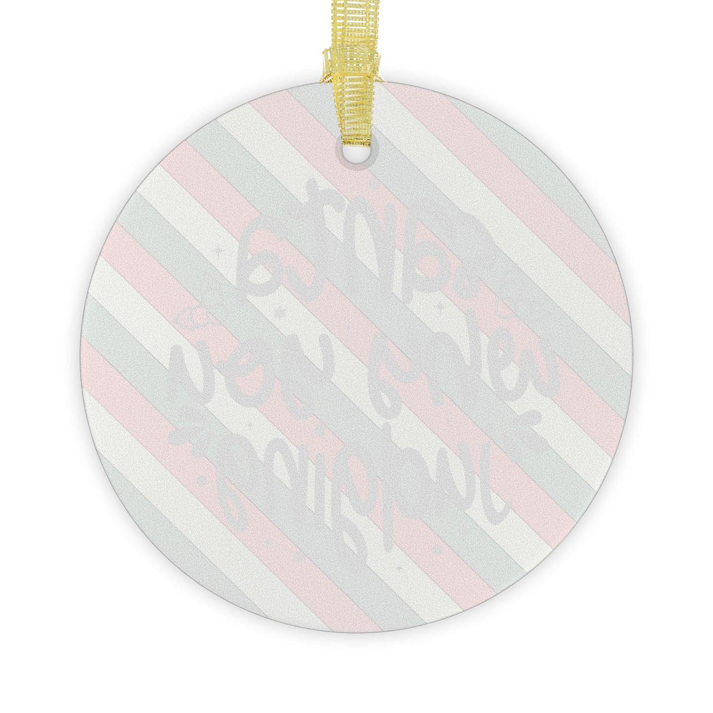 Santa Why You Judging Glass Ornament