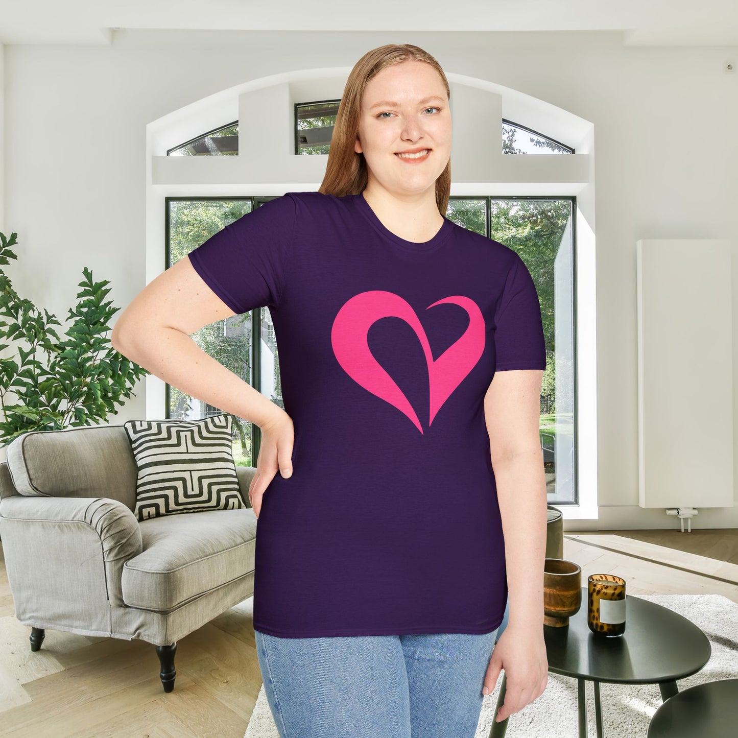 Heart 2 Adult T-shirt