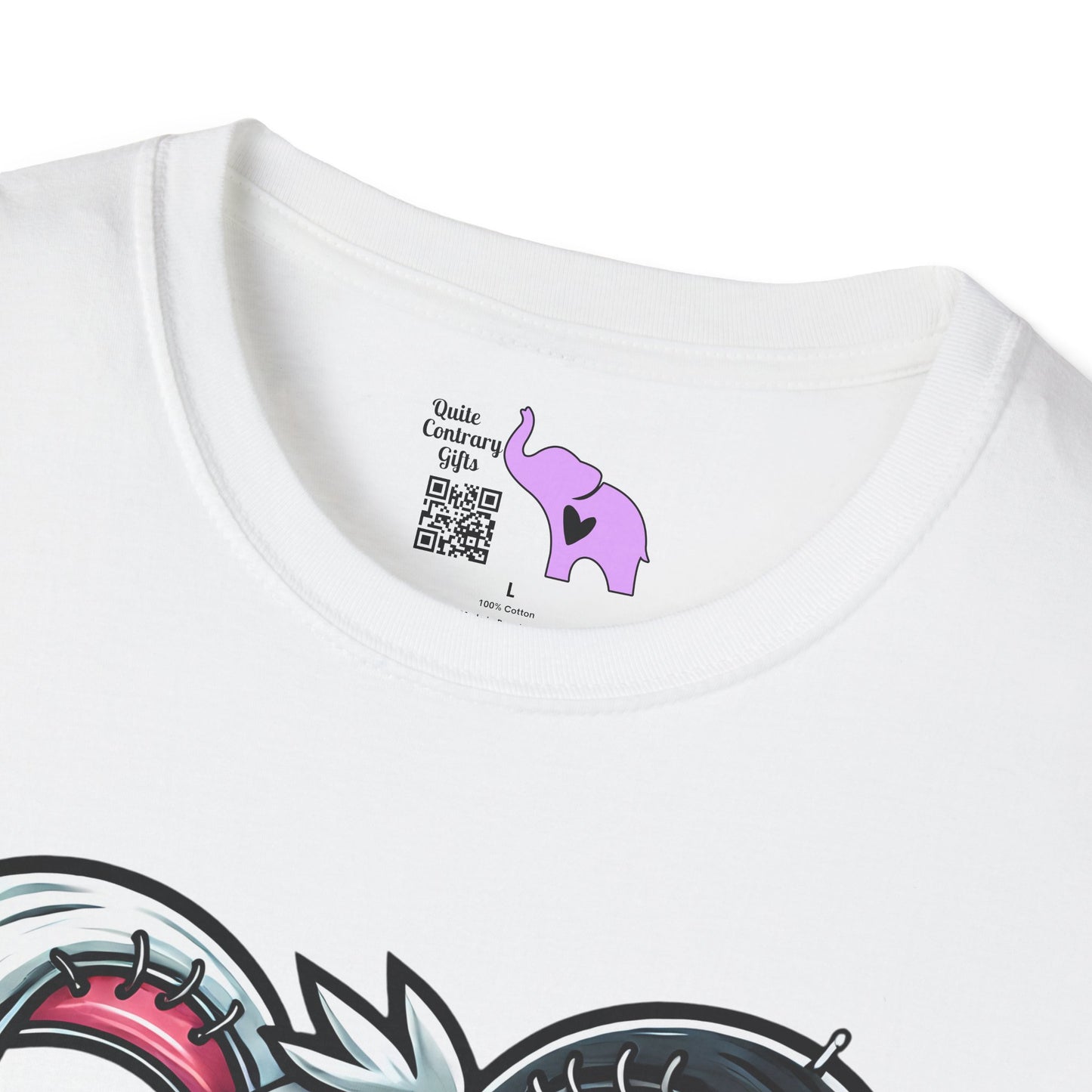 Scary On Voodoo Bunny Adult T-shirt